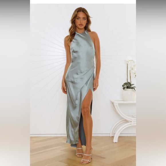 Hello Molly Dresses Hello Molly Light Minds Midi Dress Sage Poshmark